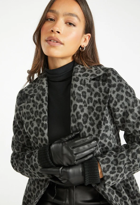 Faux Leather Gloves - Image 7
