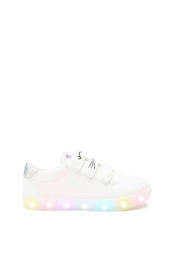 Faux Leather Light Up Cat Sneaker - Image 3