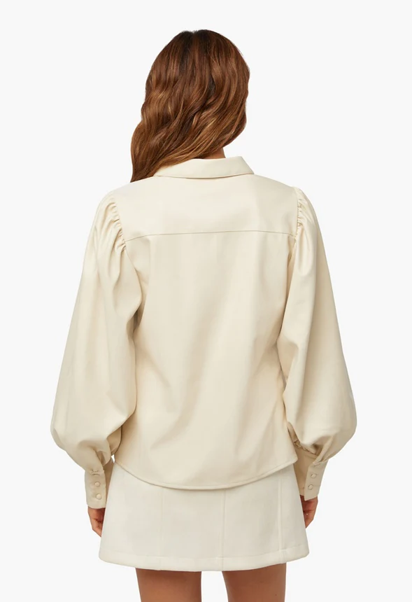 Faux Leather Shirt - Image 5