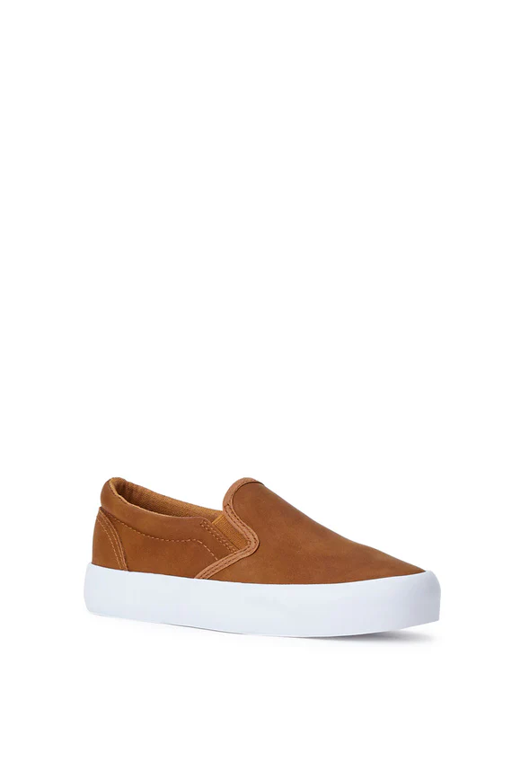 Faux Leather Slip On Sneaker - Image 2