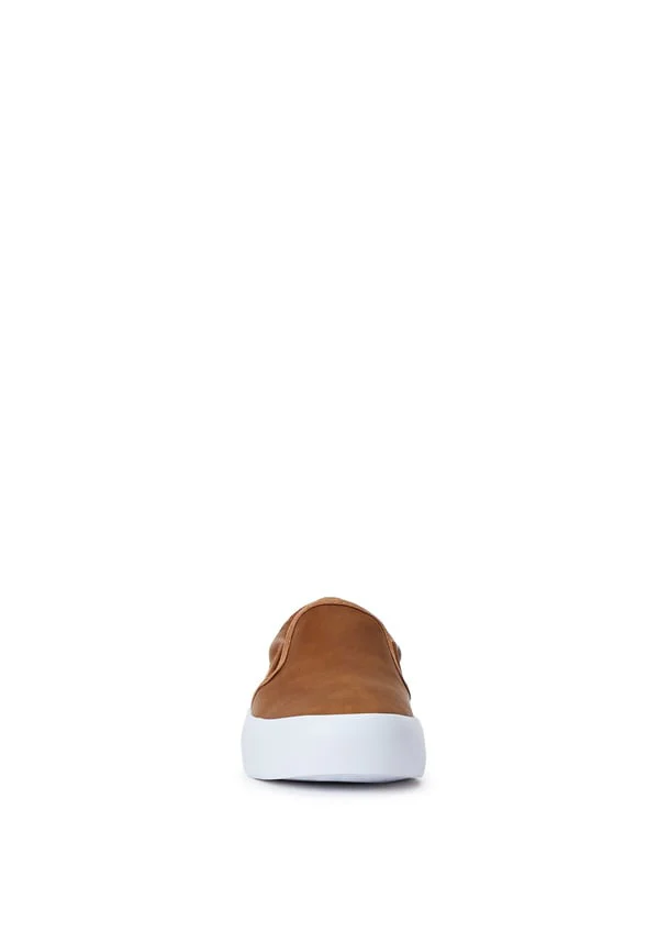 Faux Leather Slip On Sneaker - Image 4