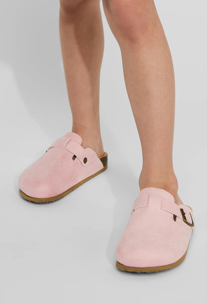 Faux Suede Clog - Image 8
