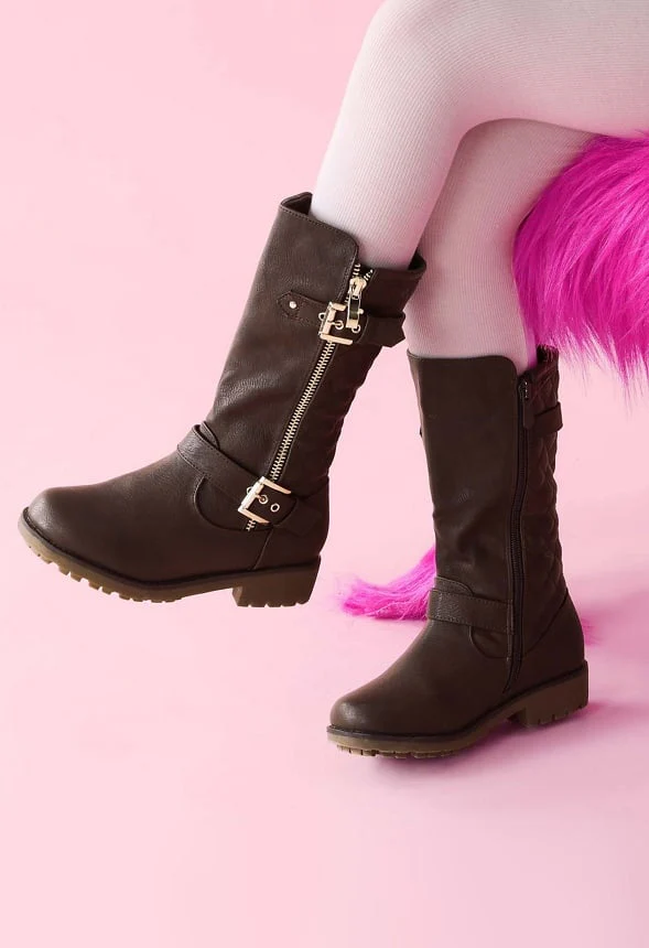 Faux Winter Riding Boot - Image 2