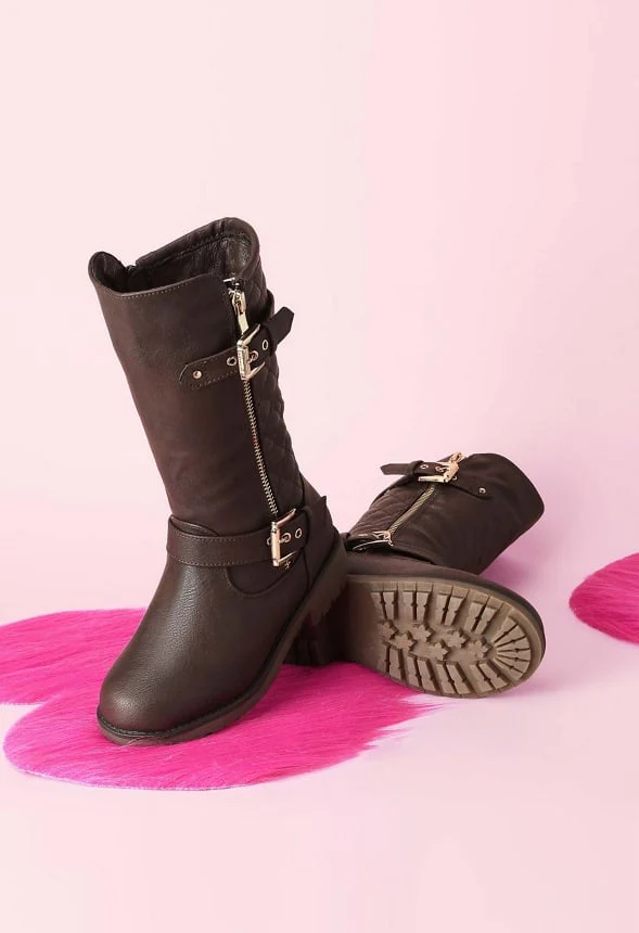 Faux Winter Riding Boot - Image 3