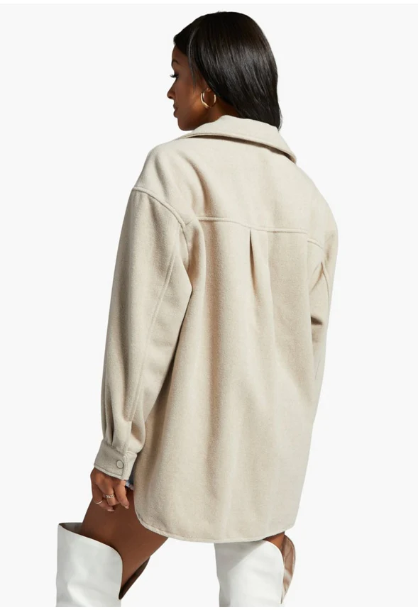 Faux Wool Shacket - Image 2