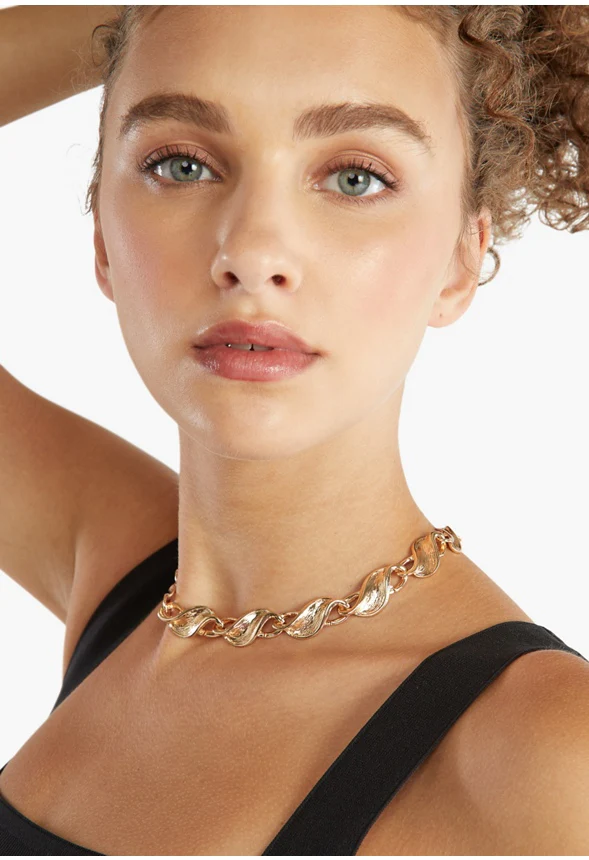 Faye Chunky Twist Necklace - Image 2