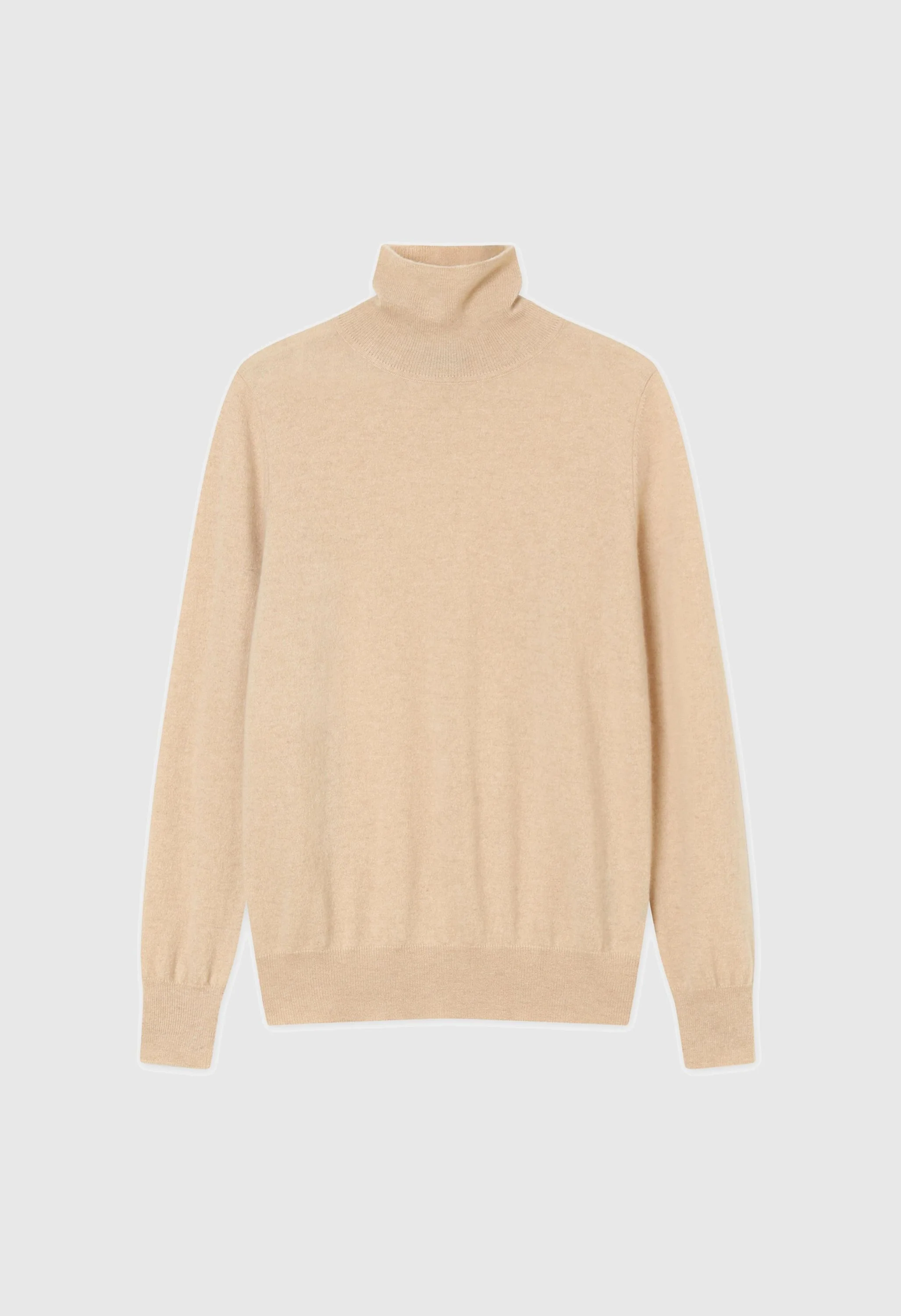 Turtle Neck 100% Pure Cashmere Pullover Sweater - Image 2