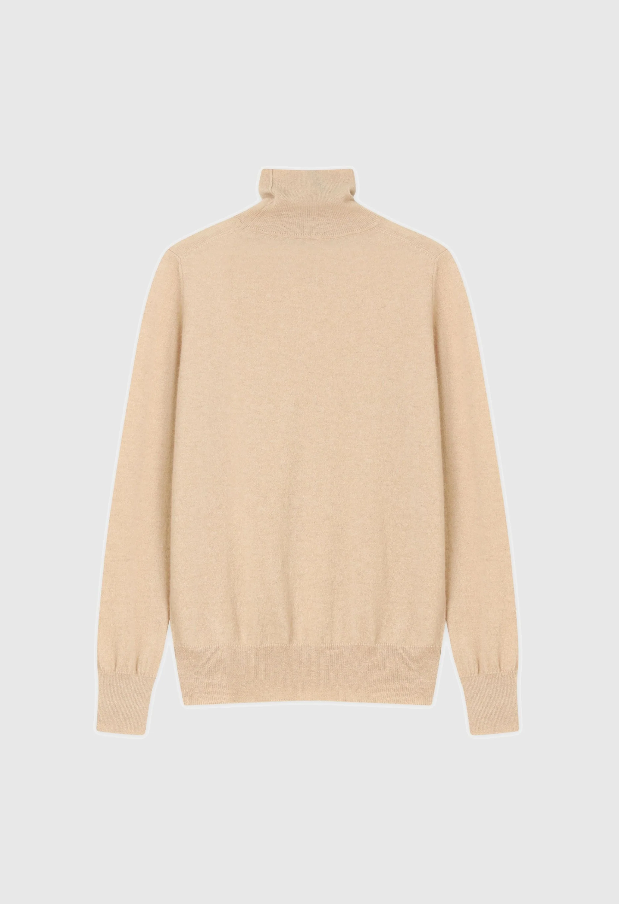 Turtle Neck 100% Pure Cashmere Pullover Sweater - Image 3