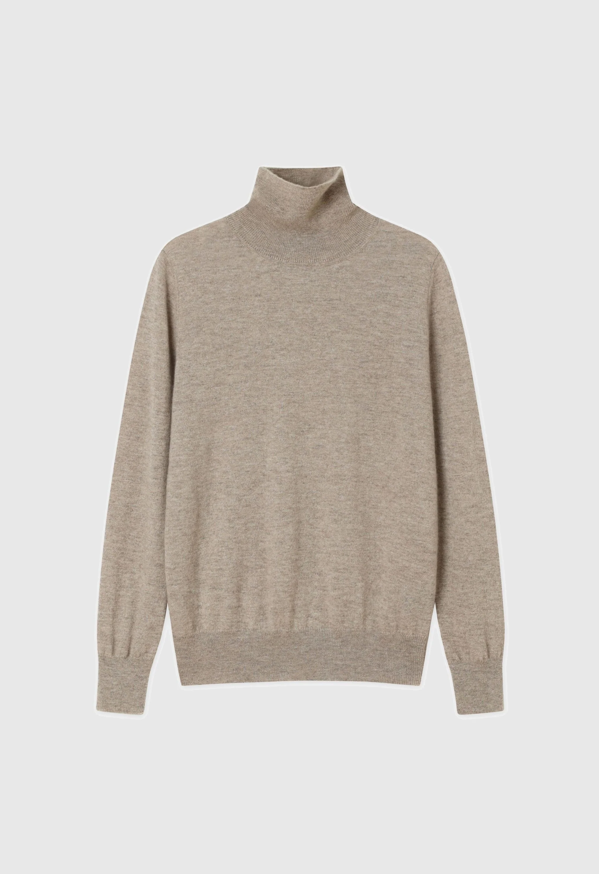 Turtle Neck 100% Pure Cashmere Pullover Sweater - Image 2