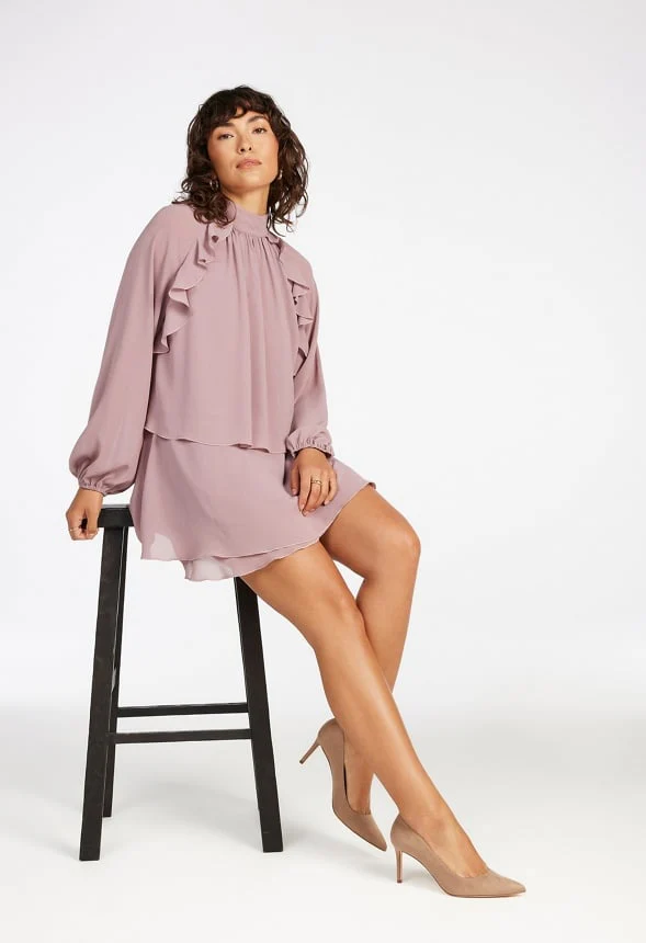 Femme Volume Mini Dress - Image 3