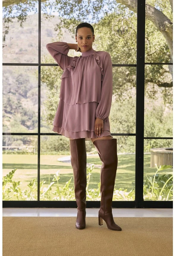 Femme Volume Mini Dress - Image 4
