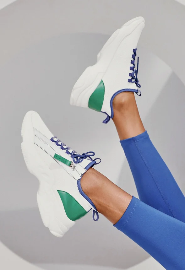 Ferne Side-Zip Active Knit Sneaker - Image 2