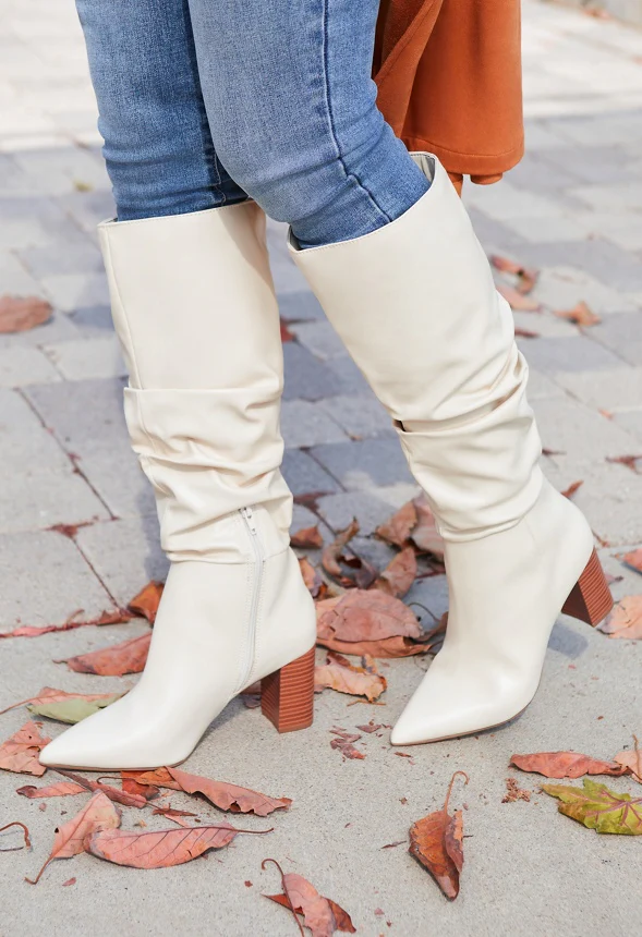 Fiona Slouched Heeled Boot - Image 2