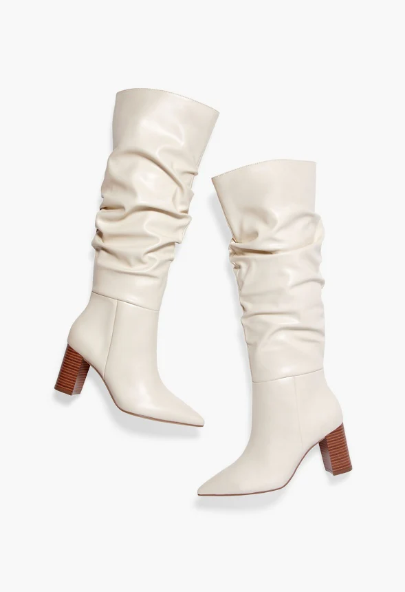 Fiona Slouched Heeled Boot - Image 6