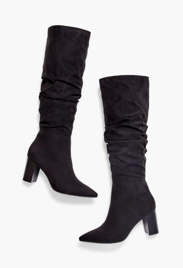 Fiona Slouched Heeled Boot - Image 6