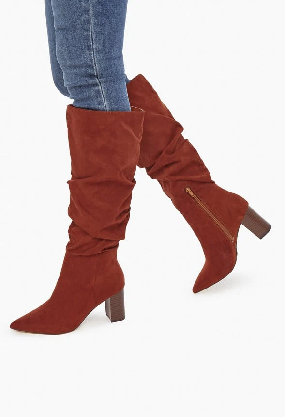 Fiona Slouched Heeled Boot - Image 2