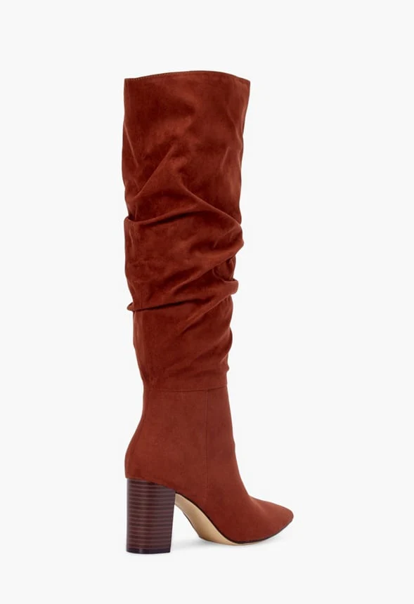 Fiona Slouched Heeled Boot - Image 4