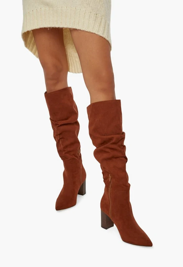 Fiona Slouched Heeled Boot - Image 5