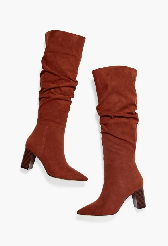 Fiona Slouched Heeled Boot - Image 7