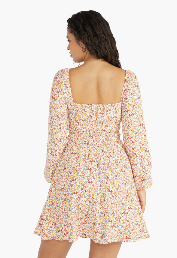 Fit And Flare Mini Dress - Image 2