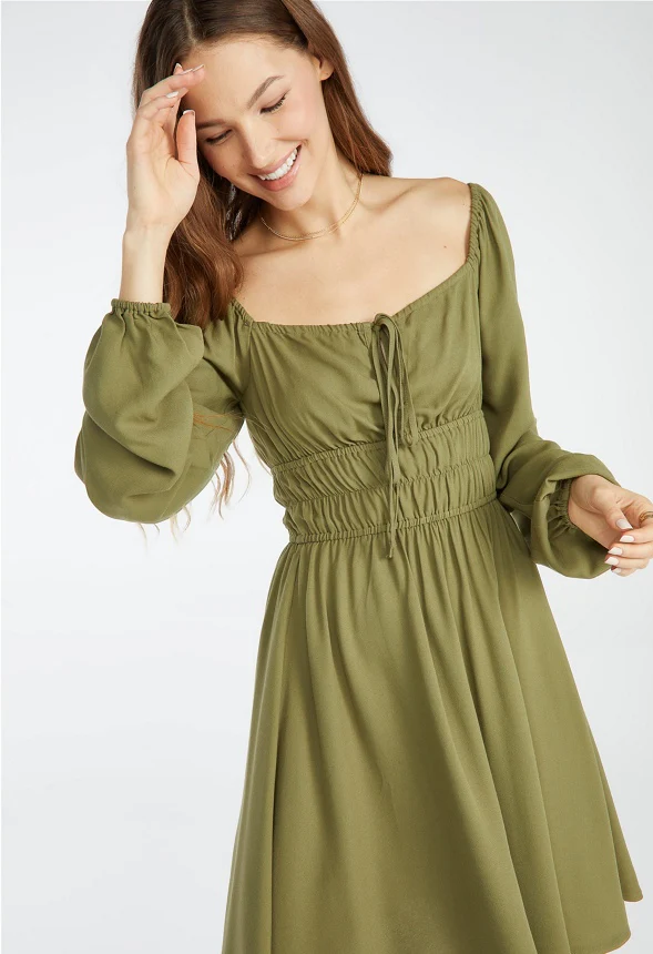 Fit And Flare Mini Dress - Image 4