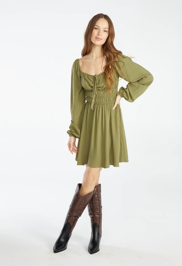 Fit And Flare Mini Dress - Image 5