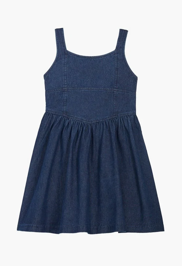 Fit & Flare Pieced Dress - Image 3