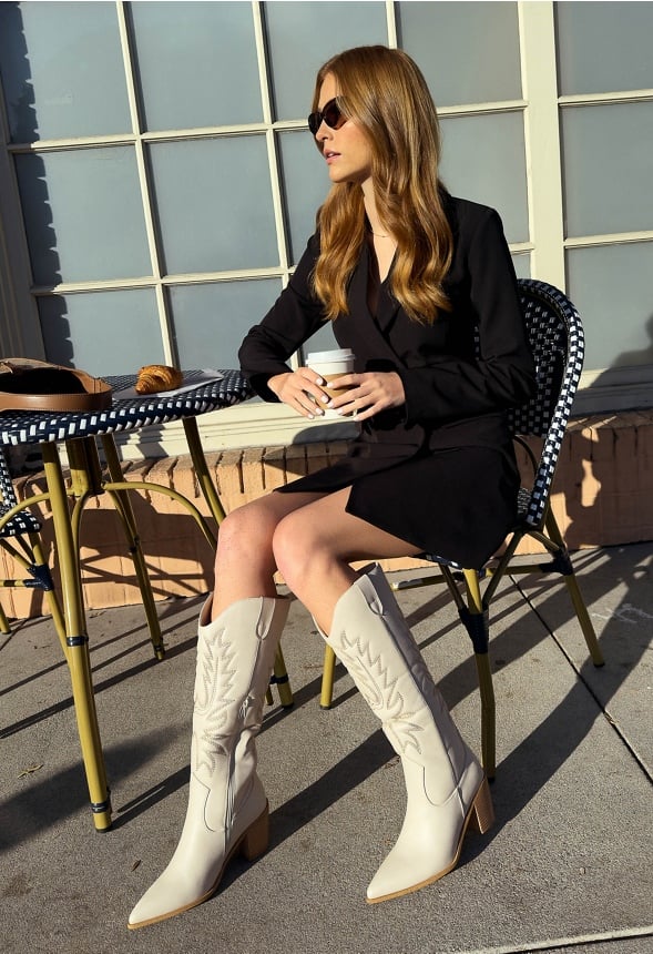 Fitted Blazer Dress - Image 5