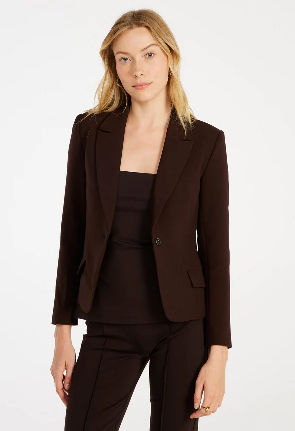 Fitted Short Blazer - Image 2