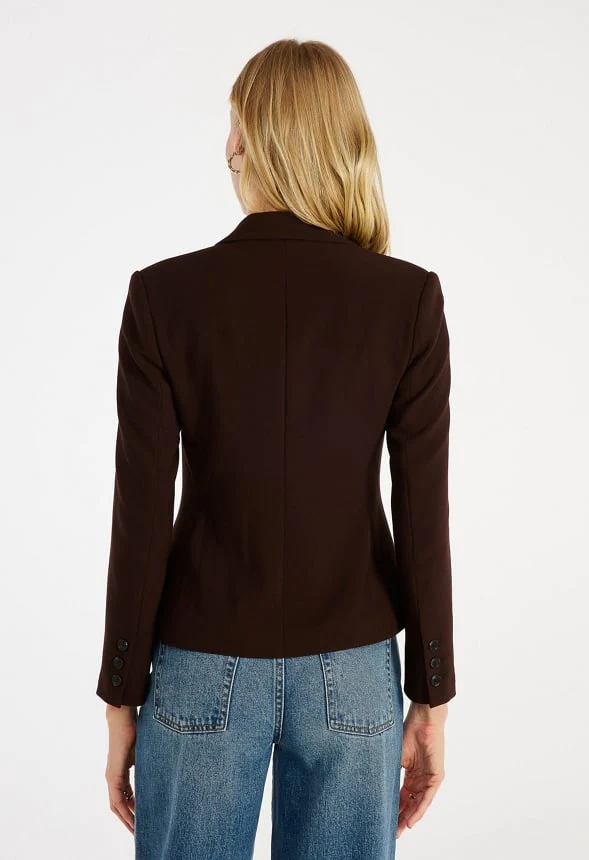 Fitted Short Blazer - Image 4