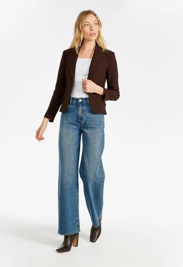 Fitted Short Blazer - Image 5