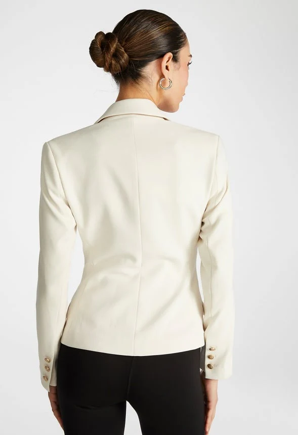 Fitted Short Blazer - Image 2