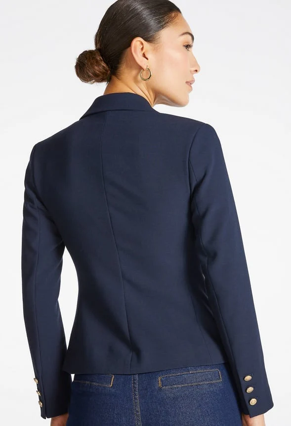 Fitted Short Blazer - Image 2