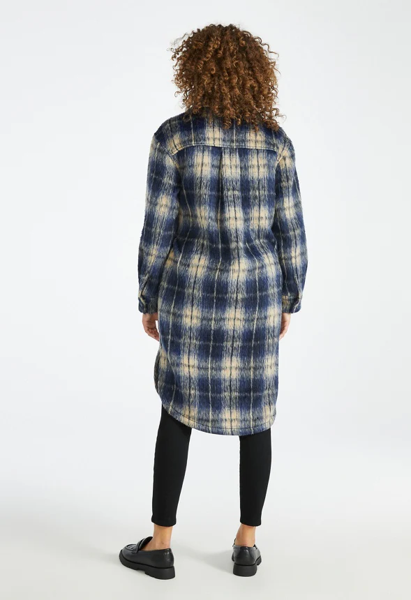 Flannel Long Shacket - Image 2