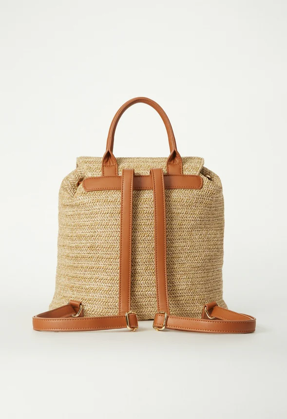 Flap Backpack With Buckles - Image 4