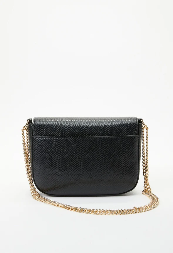 Flap Crossbody With Rectangle Hardware - Image 3