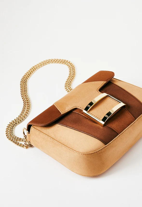Flap Crossbody With Rectangle Hardware - Image 5