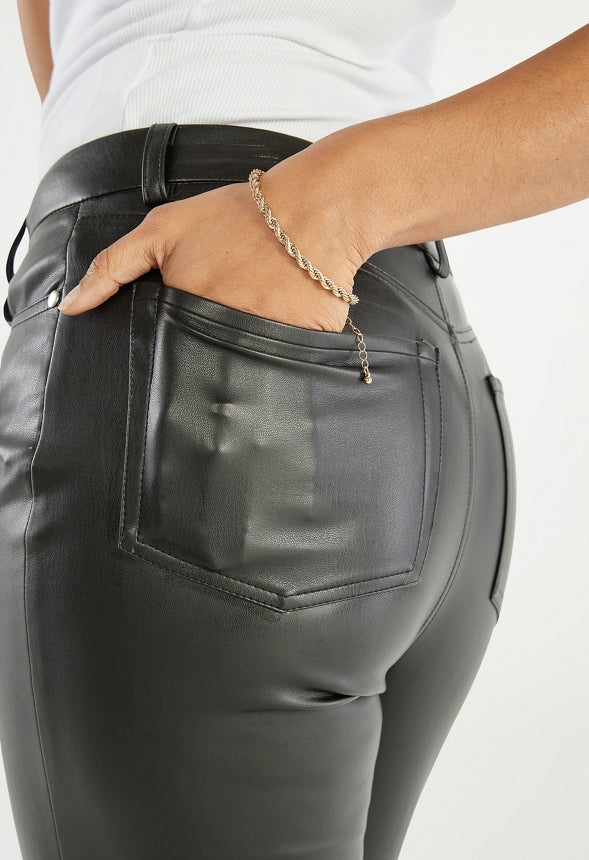 Flare Leg Slit Pants - Image 3