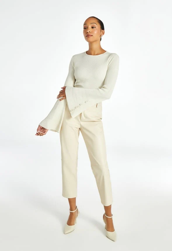 Flare Sleeve Sweater - Image 5