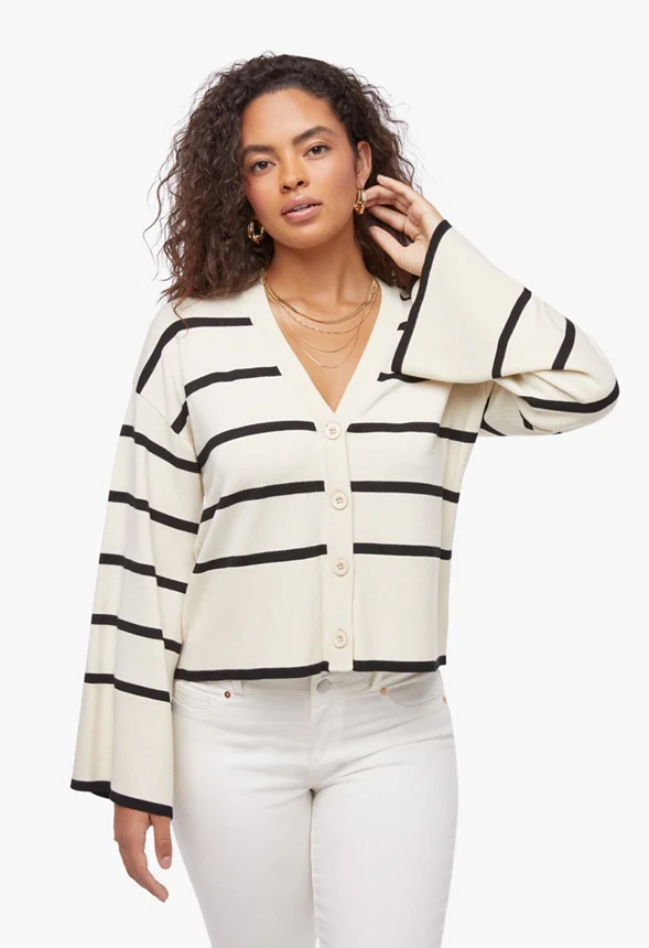 Flared Sleeve Cardigan - Image 5