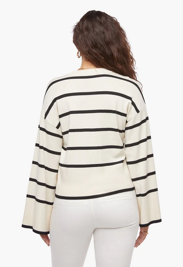 Flared Sleeve Cardigan - Image 6