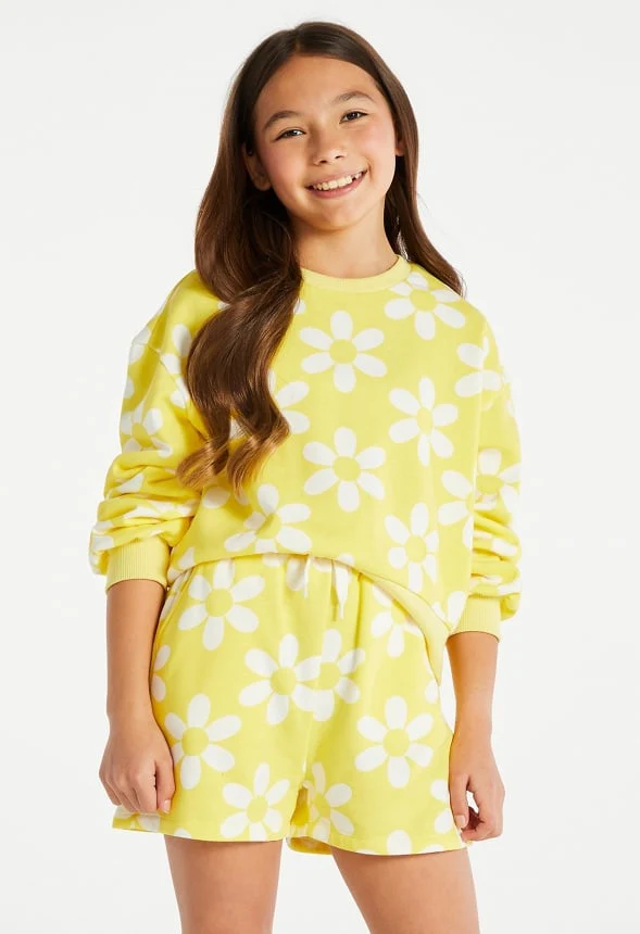 Fleece Pull On Printed Shorts - Image 3