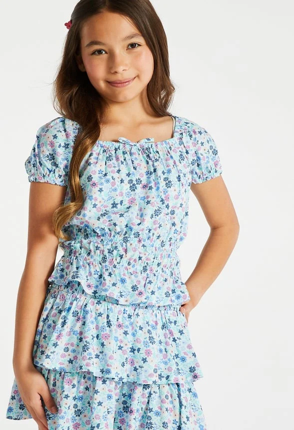 Floral Blouson Top - Image 2