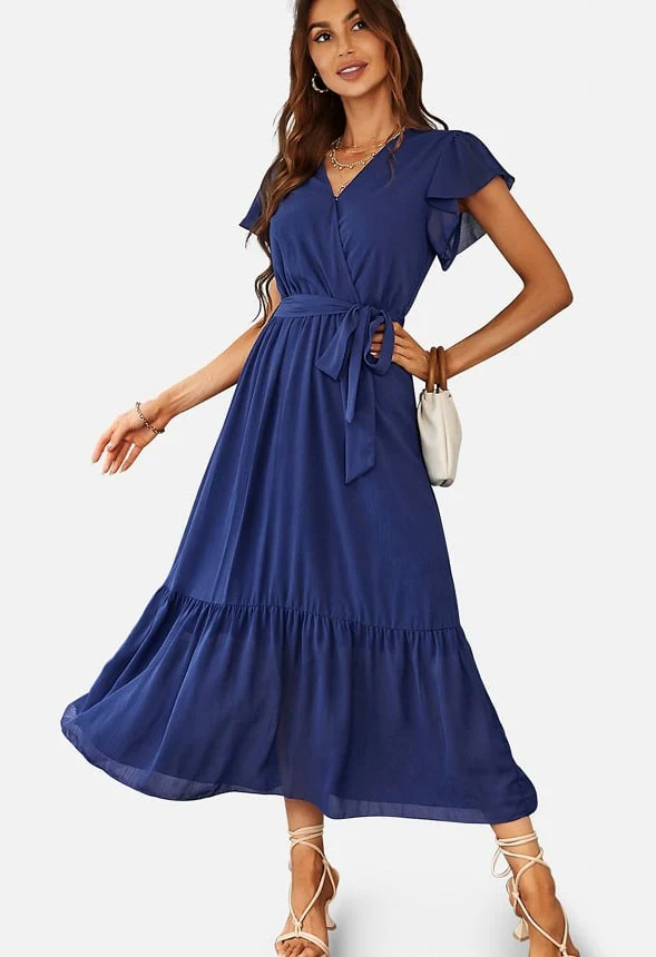 Boho Wrap Maxi Dress - Image 2