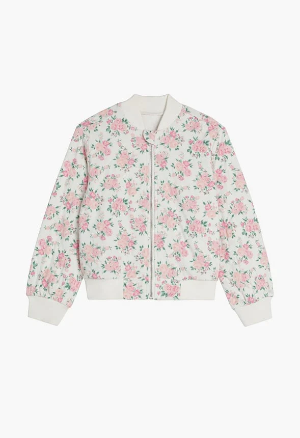 Floral Bomber Jacket - Image 2