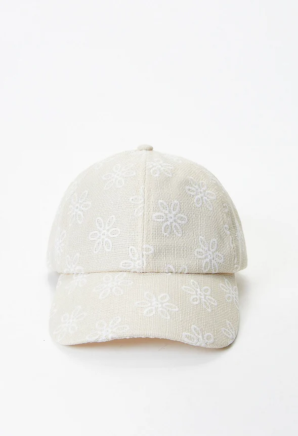 Floral Embroidered Baseball Cap - Image 3