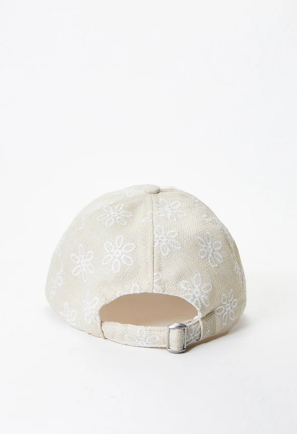 Floral Embroidered Baseball Cap - Image 4