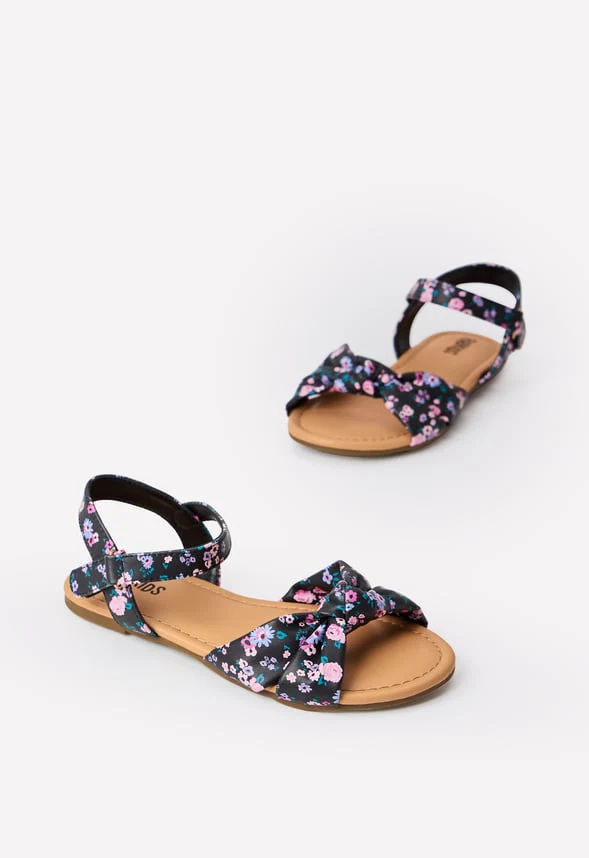 Floral Knot Strap Sandal - Image 2