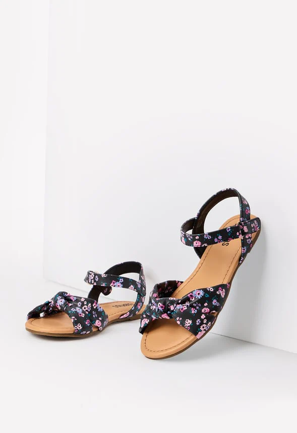 Floral Knot Strap Sandal - Image 3