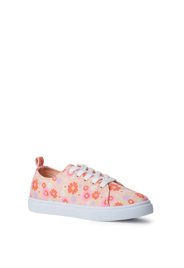 Floral Lace Up Sneaker - Image 2